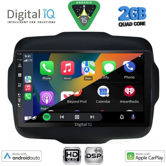 DIGITAL IQ BXC 3290_CPAA (9inc) MULTIMEDIA TABLET for JEEP RENEGADE mod. 2014-2025
