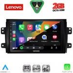 LENOVO LVF 5688_CPA (9inc) MULTIMEDIA TABLET for FIAT SEDICI – SUZUKI SX4 mod. 2005-2013