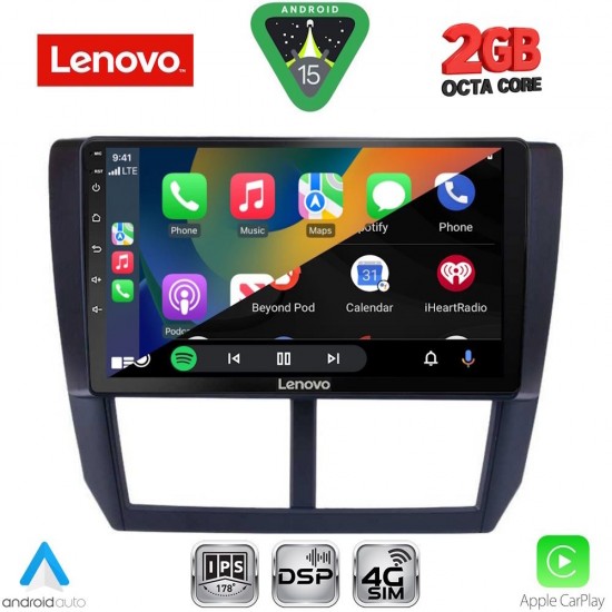 LENOVO LVF 5662_CPA (9inc) MULTIMEDIA TABLET for SUBARU FORESTER - IMPREZA - XV mod. 2008-2013