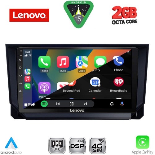 LENOVO LVF 5573_CPA (9inc) MULTIMEDIA TABLET for SEAT ARONA - IBIZA mod. 2018-2026