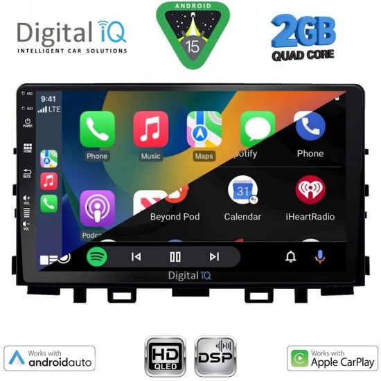 DIGITAL IQ BXC 3316_CPAA (9inc) MULTIMEDIA TABLET for KIA RIO mod. 2018-2026 – STONIC mod. 2017-2026
