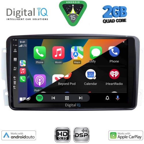 DIGITAL IQ BXC 3401_CPAA (9inc) MULTIMEDIA TABLET for MERCEDES CLK (W209) mod. 2000-2004