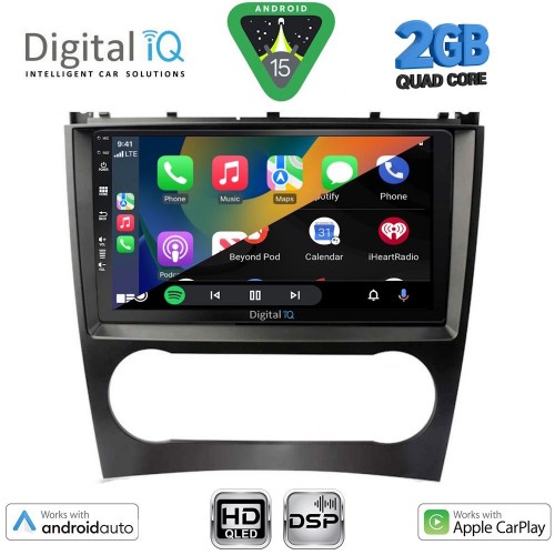 DIGITAL IQ BXC 3404_CPAA (9inc) MULTIMEDIA TABLET for MERCEDES C – CLK (W203-209) mod. 2004-2008