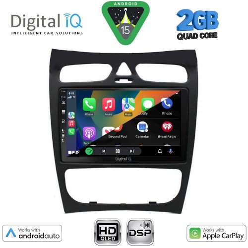 DIGITAL IQ BXC 3406_CPAA (9inc) MULTIMEDIA TABLET for MERCEDES CLK (W209) mod. 2000-2004