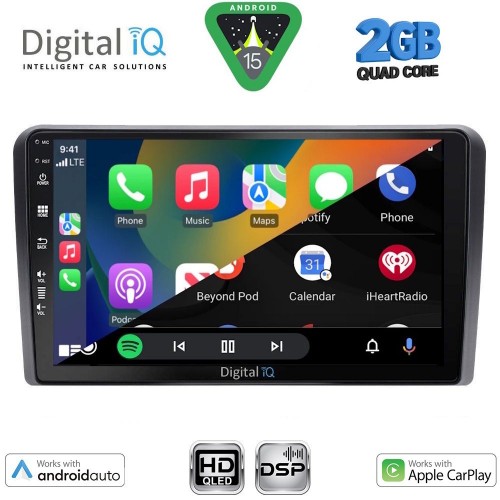 DIGITAL IQ BXC 3514_CPAA (9inc) MULTIMEDIA TABLET for PEUGEOT 308  mod. 2013-2021