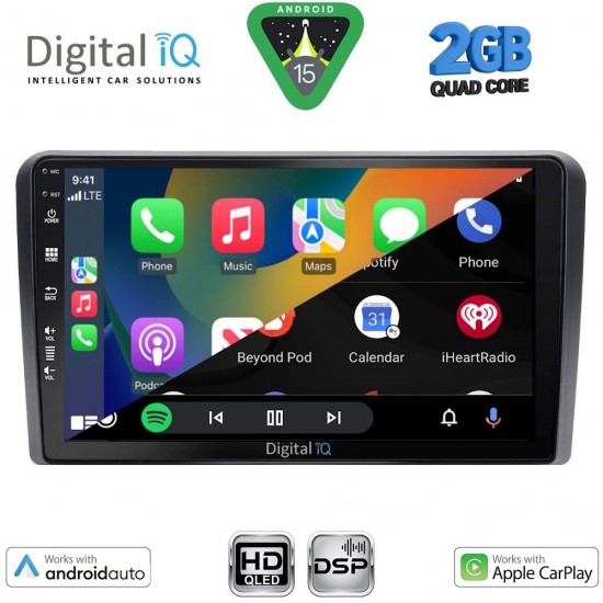 DIGITAL IQ BXC 3514_CPAA (9inc) MULTIMEDIA TABLET for PEUGEOT 308  mod. 2013-2021