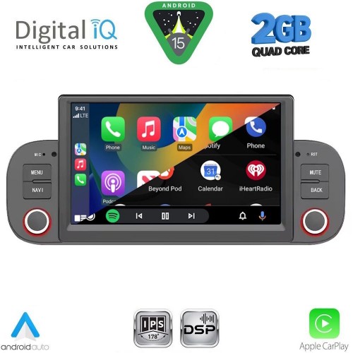 DIGITAL IQ BLD 222_CPA (7" DECK) MULTIMEDIA SYSTEM for FIAT PANDA mod. 2012-2021