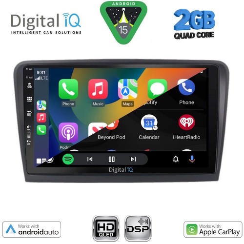 DIGITAL IQ BXC 3601_CPAA (9inc) MULTIMEDIA TABLET for SKODA RAPID mod. 2012-2023 DIGITAL IQ BXC 3601_CPAA (9inc) MULTIMEDIA TABLET for SKODA RAPID mod. 2012-2023