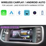 DIGITAL IQ LR 523F CPA (WIRELESS CARPLAY / ANDROID AUTO BOX with 2 CAMERA IN for JAGUAR - LAND ROVER mod. 2016-2019 with HARMAN 8" System)