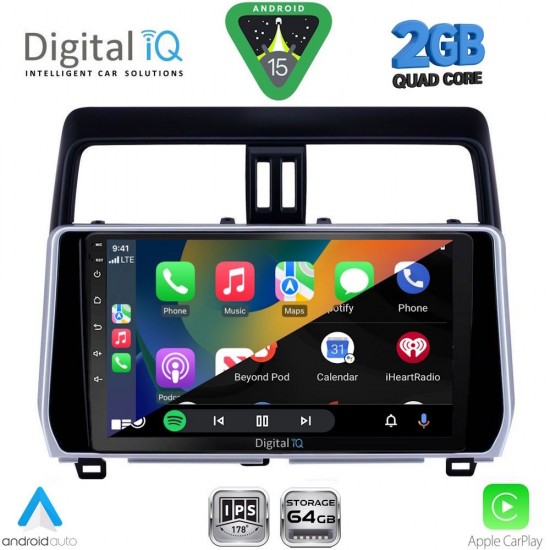 DIGITAL IQ RSD 1739_CPA (10inc) MULTIMEDIA TABLET for TOYOTA LAND CRUISER mod. 2019-2023