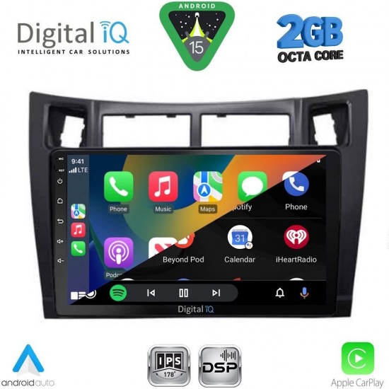DIGITAL IQ RSF 4736BL_CPA (9inc) MULTIMEDIA TABLET for TOYOTA YARIS mod. 2006-2011 (BLACK)