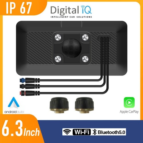 DIGITAL IQ PNA 6300_CPAA (6.3inc) MOTORCYCLE CARPLAY-ANDROID AUTO with TPMS
