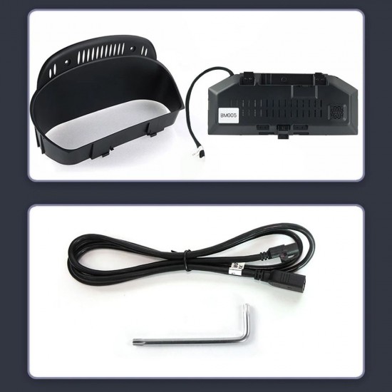 DIGITAL IQ DGU 976_DC (12.3in) DIGITAL CLUSTER for BMW X5 (E70) - X6 (E71) mod. 2007-2013 with CCC-CIC