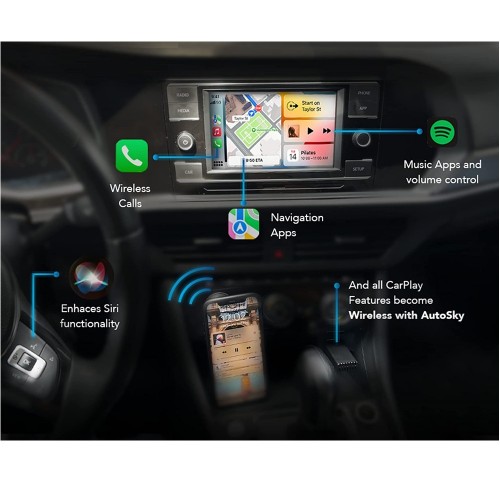 DIGITAL IQ X1700 (CPAA) USB ADAPTOR for Wireless Carplay -Wireless Android Auto