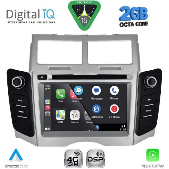 DIGITAL IQ BLF 329_CPA (7" DECK) MULTIMEDIA SYSTEM for TOYOTA YARIS mod. 2006-2011