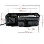 DIGITAL IQ CAMERA  AUDI_05 (AHD) HANDLE CAMERA AUDI A5-Q2-Q3-Q5-Q7 - PORSCHE - SKODA - VW mod. 2017-2024