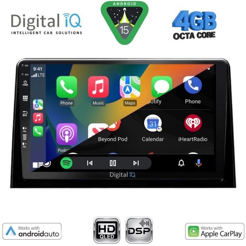 DIGITAL IQ BXF 6082_CPAA (10inc) MULTIMEDIA TABLET for CITROEN BERLINGO – OPEL COMBO – PEUGEOT PARTNER – TOYOTA PROACE mod. 2018-2026 - FIAT DOBLO mod. 2022-2026