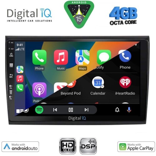 DIGITAL IQ BXF 6136_CPAA (9inc) MULTIMEDIA TABLET for FIAT BRAVO mod. 2007-2019