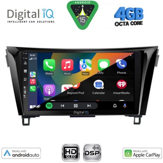 DIGITAL IQ BXF 6468_CPAA (10inc) MULTIMEDIA TABLET for NISSAN QASHQAI - XTRAIL mod. 2014-2021