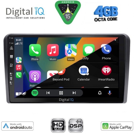 DIGITAL IQ BXF 6481BL_CPAA (9inc) MULTIMEDIA TABLET for OPEL ALL mod. 2004-2014 (BLACK)