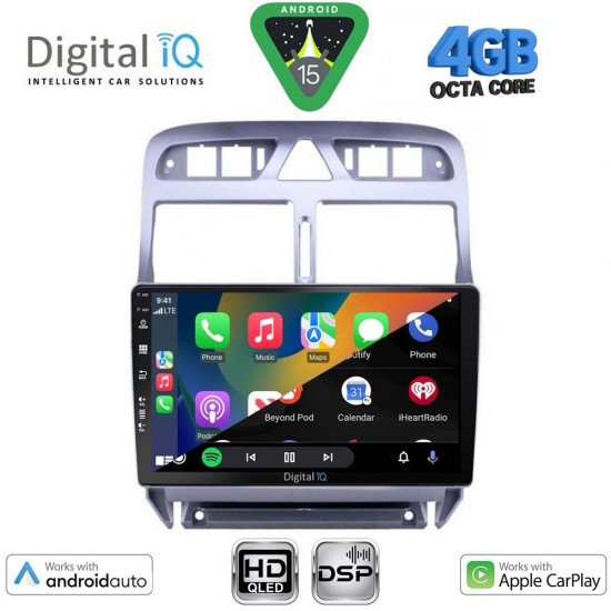 DIGITAL IQ BXF 6512_CPAA (9inc) MULTIMEDIA TABLET for PEUGEOT 307 mod. 2001-2008