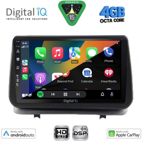 DIGITAL IQ BXF 6543_CPAA (9inc) MULTIMEDIA TABLET for RENAULT CLIO mod. 2005-2011