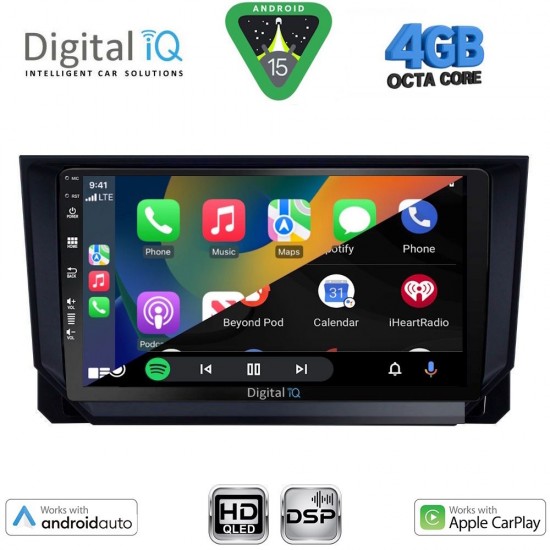DIGITAL IQ BXF 6573_CPAA (9inc) MULTIMEDIA TABLET for SEAT ARONA - IBIZA mod. 2018-2026