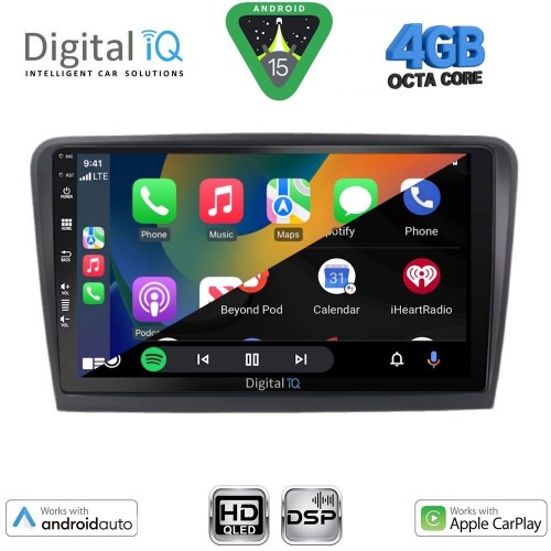 DIGITAL IQ BXF 6601_CPAA (9inc) MULTIMEDIA TABLET for SKODA RAPID mod. 2012-2023 DIGITAL IQ BXF 6601_CPAA (9inc) MULTIMEDIA TABLET for SKODA RAPID mod. 2012-2023