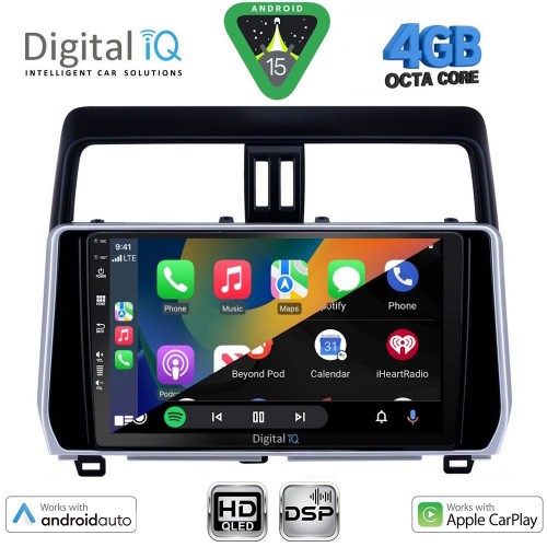 DIGITAL IQ BXF 6739_CPAA (10inc) MULTIMEDIA TABLET for TOYOTA LAND CRUISER mod. 2019-2023