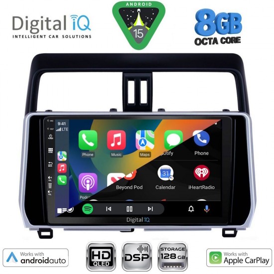 DIGITAL IQ BXF 7739_CPAA (10inc) MULTIMEDIA TABLET for TOYOTA LAND CRUISER mod. 2019-2023