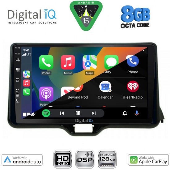 DIGITAL IQ BXF 7738_CPAA (10inc) MULTIMEDIA TABLET for TOYOTA YARIS mod. 2020-2026 - MAZDA 2 mod. 2023-2026