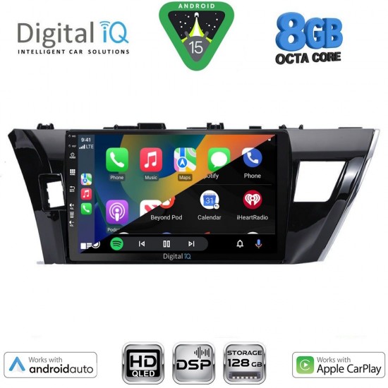 DIGITAL IQ BXF 7714_CPAA (10inc) MULTIMEDIA TABLET for TOYOTA COROLLA mod. 2013-2016