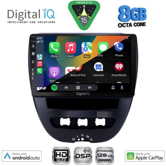 DIGITAL IQ BXF 7707_CPAA (10inc) MULTIMEDIA TABLET for CITROEN C1-PEUGEOT 107-TOYOTA AYGO mod. 2005-2014
