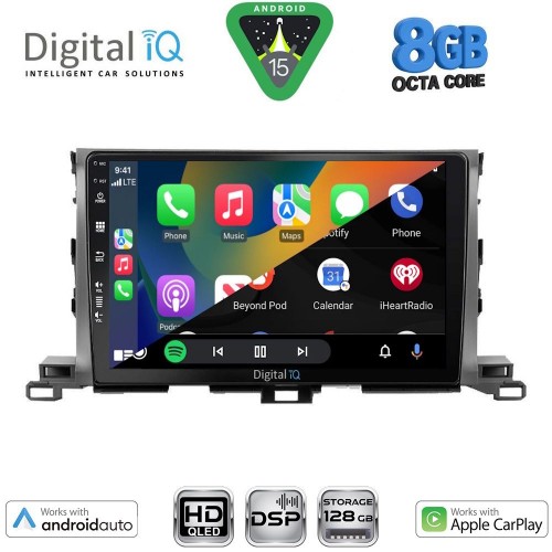 DIGITAL IQ BXF 7700_CPAA (10inc) MULTIMEDIA TABLET for TOYOTA HIGHLANDER mod. 2014-2019 DIGITAL IQ BXF 7700_CPAA (10inc) MULTIMEDIA TABLET for TOYOTA HIGHLANDER mod. 2014-2019