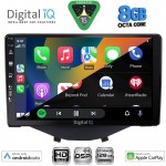 DIGITAL IQ BXF 7715_CPAA CLIMA-A/C (9inc) MULTIMEDIA TABLET for CITROEN C1-PEUGEOT 108-TOYOTA AYGO mod. 2014-2024