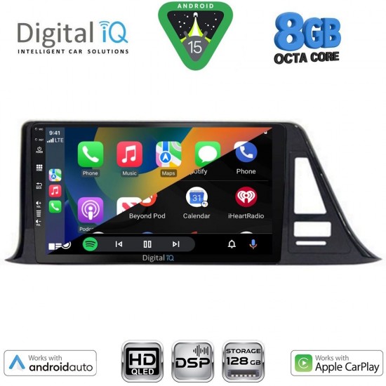 DIGITAL IQ BXF 7709_CPAA (9inc) MULTIMEDIA TABLET for TOYOTA CH-R mod. 2017-2023