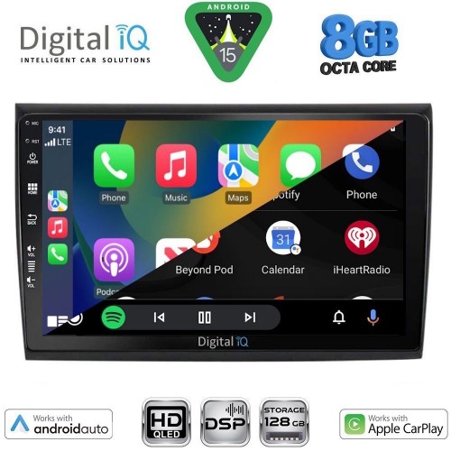 DIGITAL IQ BXF 7136_CPAA (9inc) MULTIMEDIA TABLET for FIAT BRAVO mod. 2007-2019