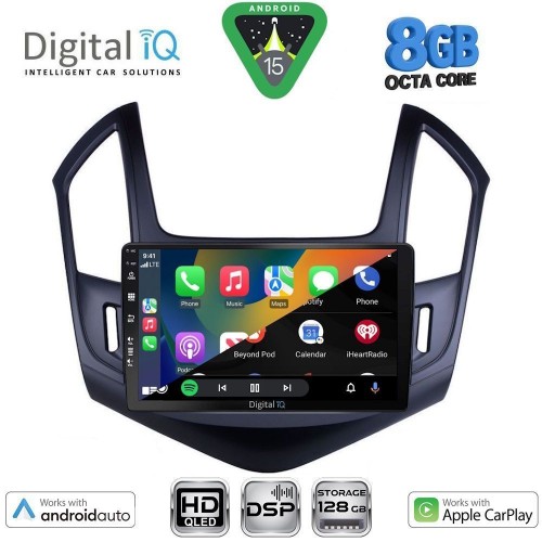 DIGITAL IQ BXF 7077_CPAA (9inc) MULTIMEDIA TABLET for CHEVROLET CRUZE mod. 2013-2015