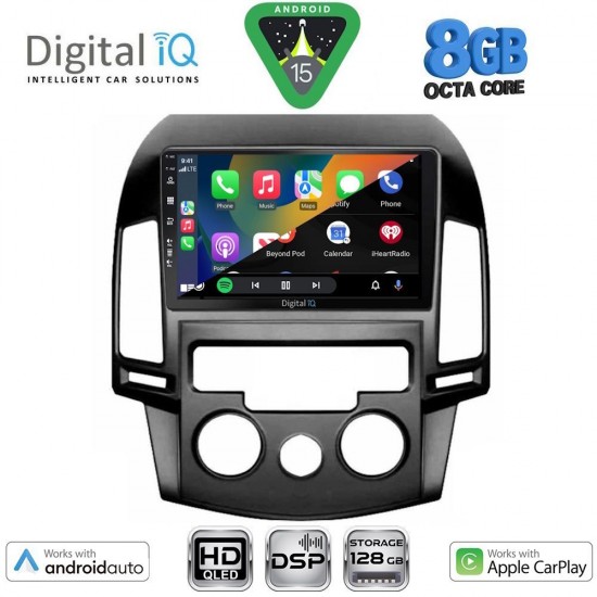 DIGITAL IQ BXF 7231_CPAA A/C (9inc) MULTIMEDIA TABLET for HYUNDAI i30 mod. 2007-2012