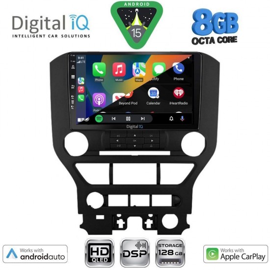 DIGITAL IQ BXF 7166_CPAA (9inc) MULTIMEDIA TABLET for FORD MUSTANG mod. 2015-2020