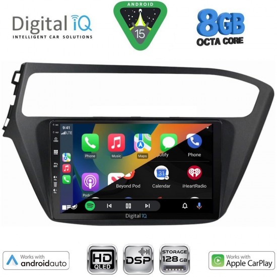 DIGITAL IQ BXF 7230_CPAA (9inc) MULTIMEDIA TABLET for HYUNDAI i20 mod. 2018-2021