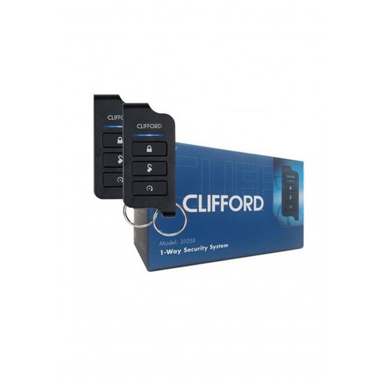 Clifford 3105X Συναγερμός Αυτοκινήτου 1-way με Δύο Χειριστήρια