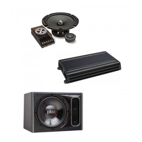 Powerbass Ολοκληρωμένο Πακέτο με Ενισχυτή, Ηχεία και Subwoofer 12"(Σετ) Powerbass Ολοκληρωμένο Πακέτο με Ενισχυτή, Ηχεία και Subwoofer 12"(Σετ)