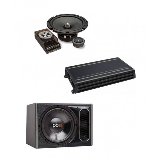 Powerbass Ολοκληρωμένο Πακέτο με Ενισχυτή, Ηχεία και Subwoofer 12"(Σετ) Powerbass Ολοκληρωμένο Πακέτο με Ενισχυτή, Ηχεία και Subwoofer 12"(Σετ)