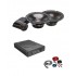 Powerbass Ολοκληρωμένο Πακέτο Ήχου με 2 Ηχεία S-60C 6.5" Subwoofer STA-10 10" και Κιτ Καλωδίωσης (Σετ)