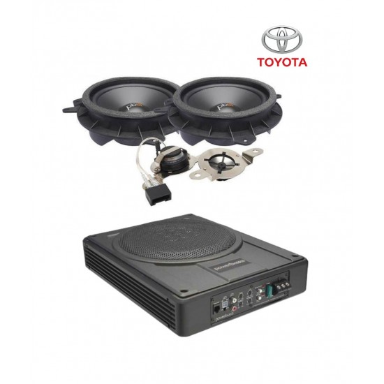 Powerbass Σετ Toyota με Διαιρούμενα Ηχεία Αυτοκινήτου 6.5'' και Ενεργό Subwoofer 10" Powerbass Σετ Toyota με Διαιρούμενα Ηχεία Αυτοκινήτου 6.5'' και Ενεργό Subwoofer 10"