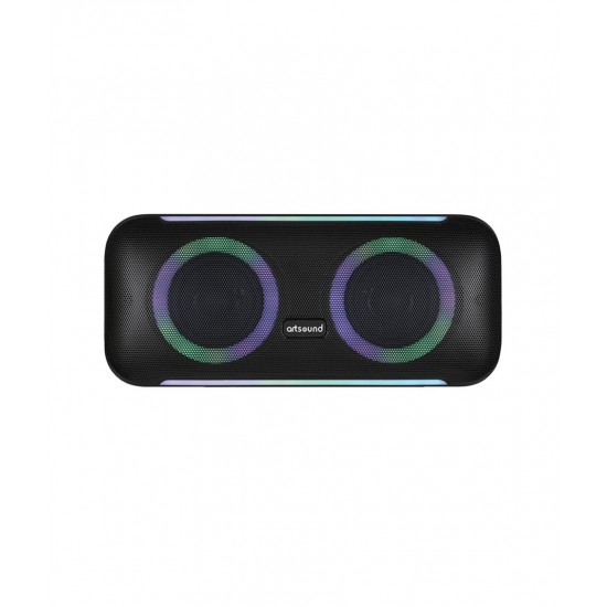 ArtSound LIGHTBEATS L Αδιάβροχο Φορητό Ηχείο Bluetooth με λειτουργία TWS και φωτισμό LED (Τεμάχιο)