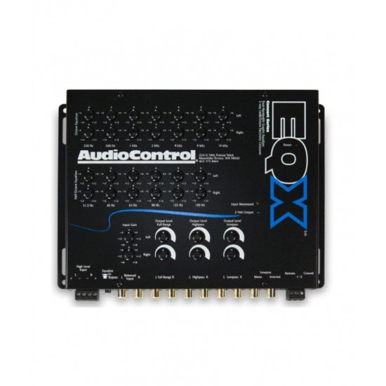 Audiocontrol EQX Concert Series Equalizer/Crossover BLACK Audiocontrol EQX Concert Series Equalizer/Crossover BLACK