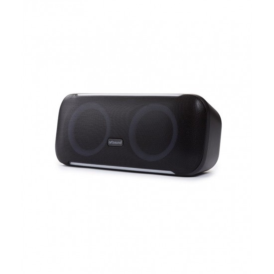ArtSound LIGHTBEATS L Αδιάβροχο Φορητό Ηχείο Bluetooth με λειτουργία TWS και φωτισμό LED (Τεμάχιο)