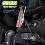 Scosche MP12VPD2-XTSP Μαγνητική Βάση Φόρτισης με Θύρες USB